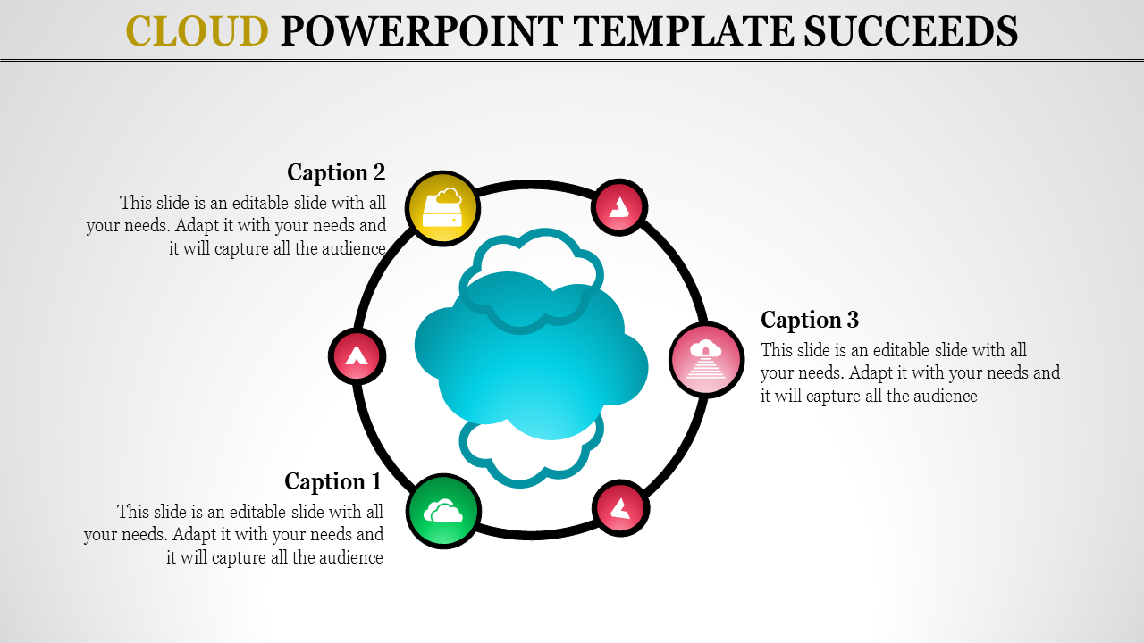 Free - Astonishing Cloud PowerPoint Template For Presentation